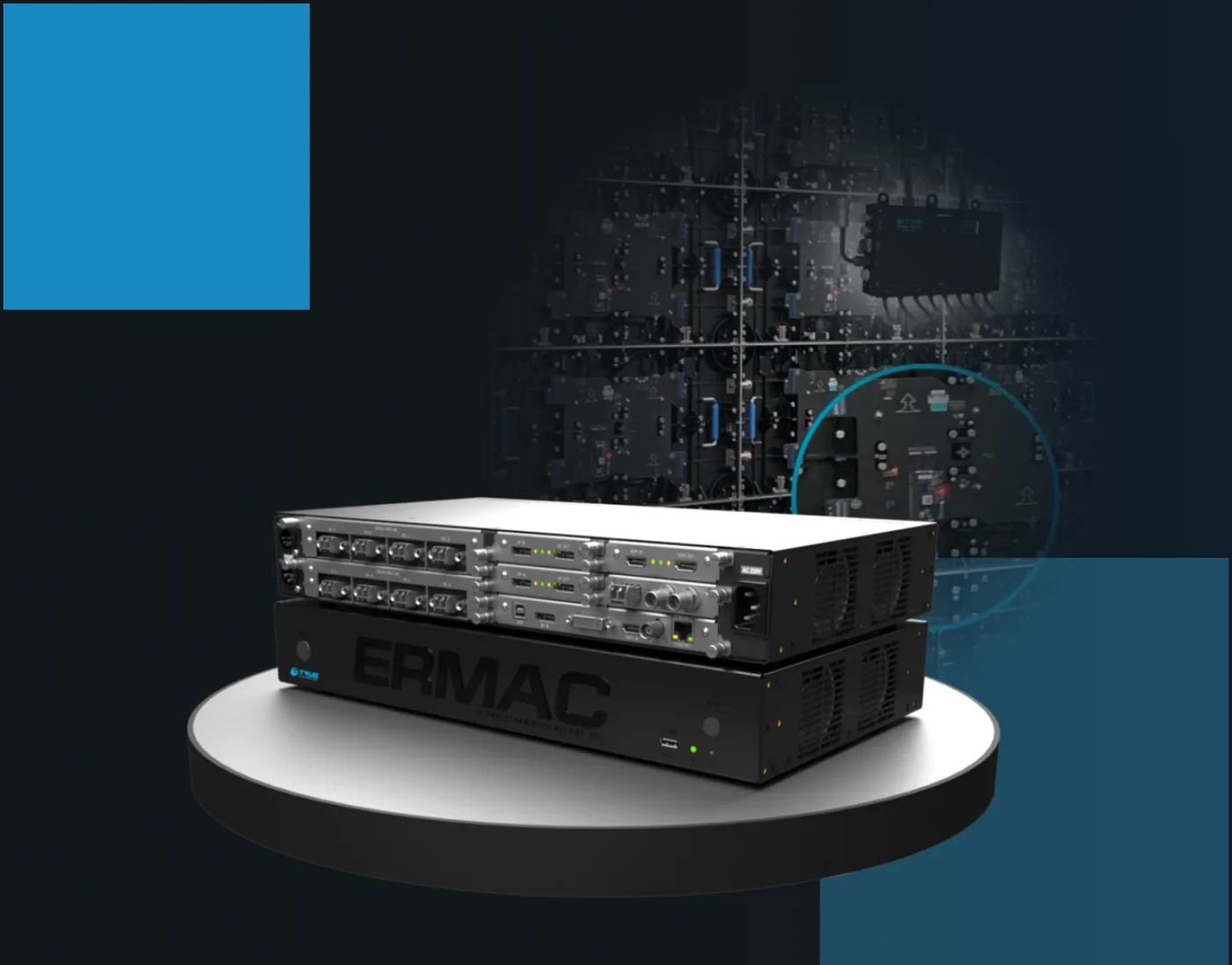ERMAC SPU-32 dvLED control and processing system by TRUE Performance